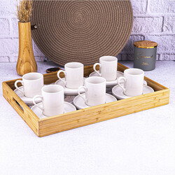 Bambu-Aden-Set I Filxanave për kafe 6-she - Thumbnail